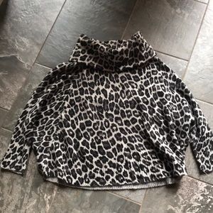 Animal print sweater